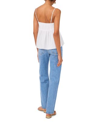 Front Tie Tank Blouse