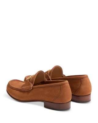 VLogo Signature Suede Loafers