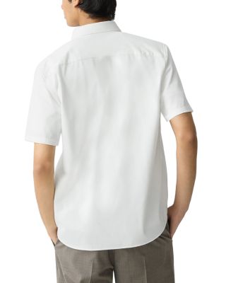 Irving Short-Sleeve Shirt in Structure Knit