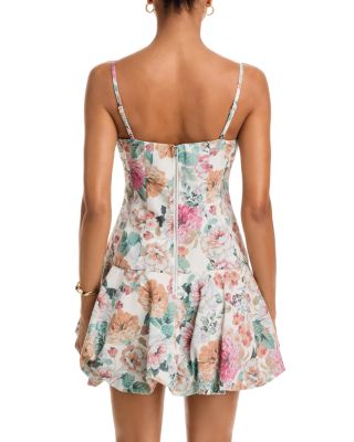 Blooms Bubble Mini Dress - Exclusive