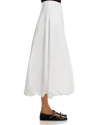 Poplin Bubble Maxi Skirt - Exclusive