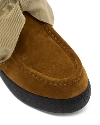 Women's Lace Up Suede Bow Boots