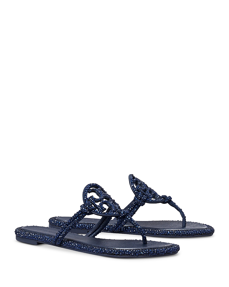 Tory Burch Women's Miller Knotted Crystal Sandal