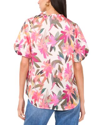 Short Puff Sleeve Top