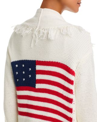 Flag Graphic Cardigan