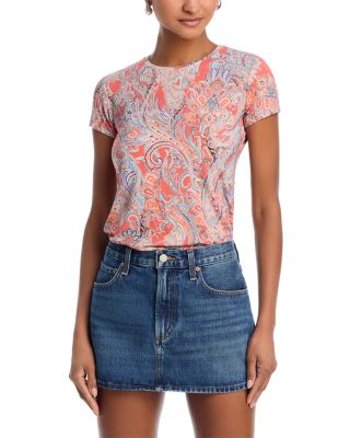 Ressi Crewneck Paisley Tee