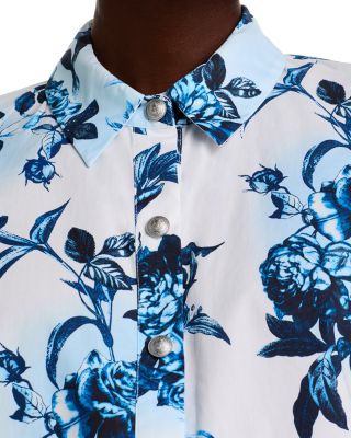 Cosette Crop High Low Shirt