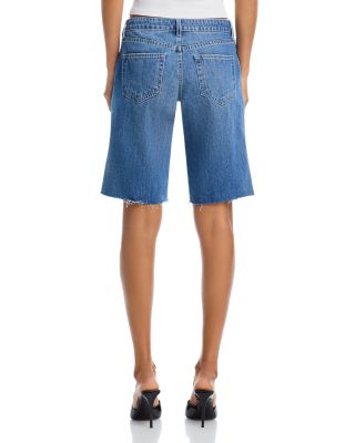 Elise Low Rise Denim Bermuda Shorts