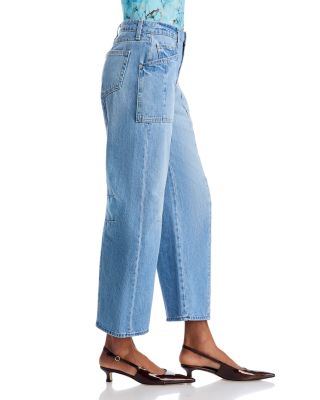 Cody Rodeo High Rise Cropped Barrel Jeans in Cristo 
