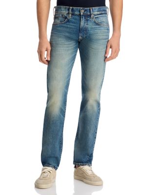 BOSS - x David Beckham Slim Fit Jeans in Medium Blue