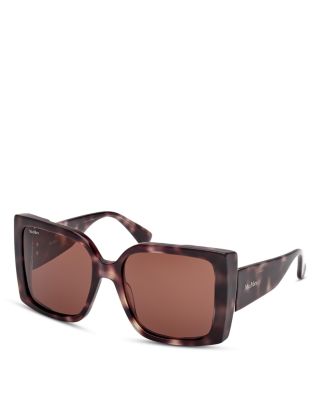 Hinge Square Sunglasses, 56mm