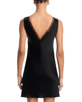 Barb Lace Trim Mini Dress