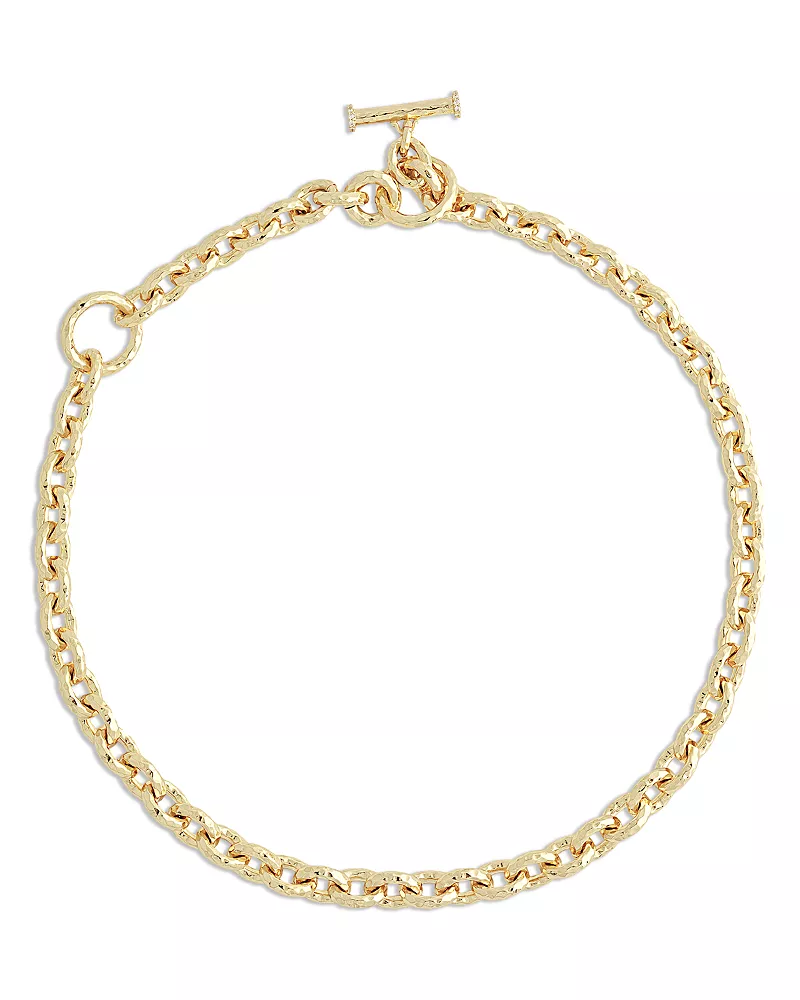 Anabel Aram Farrier 18K Yellow Gold Plated Chain Necklace, 16-18L