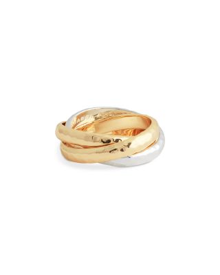 Anabel Aram - Farrier 18K Yellow Gold Plated & Sterling Silver Triple Band Ring