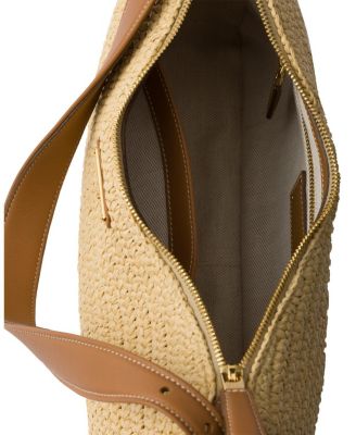 Aimee Large Crochet and Leather Bag