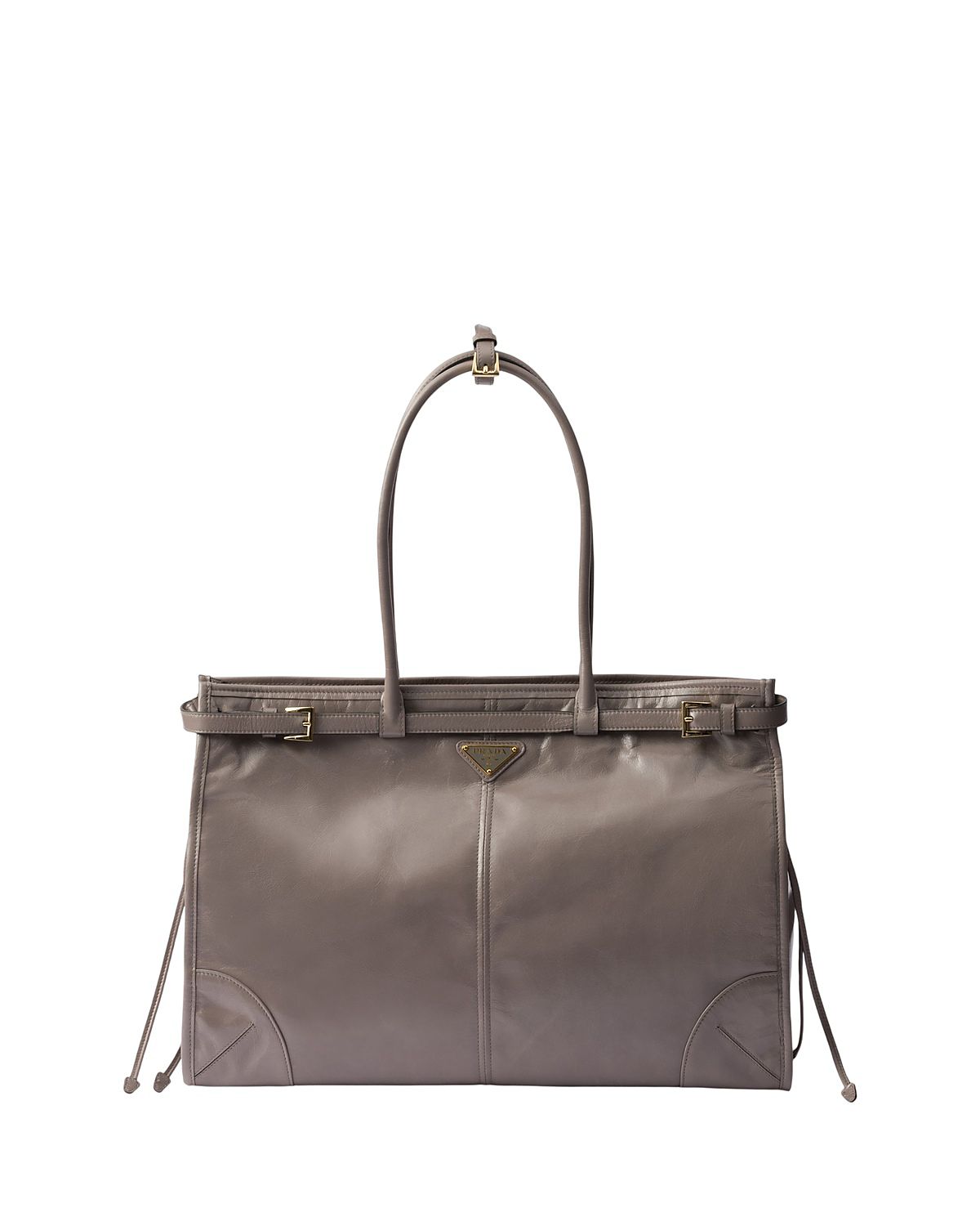 Prada Bonnie Extra Large Convertible Leather Shoulder Handbag