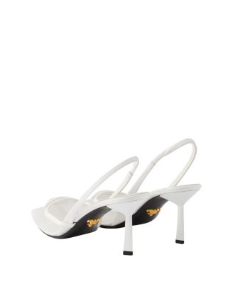  Women's Mesh Fabric Slingback Pumps