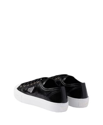 Prada Women's Naplak Patent Leather Sneakers | Bloomingdale's