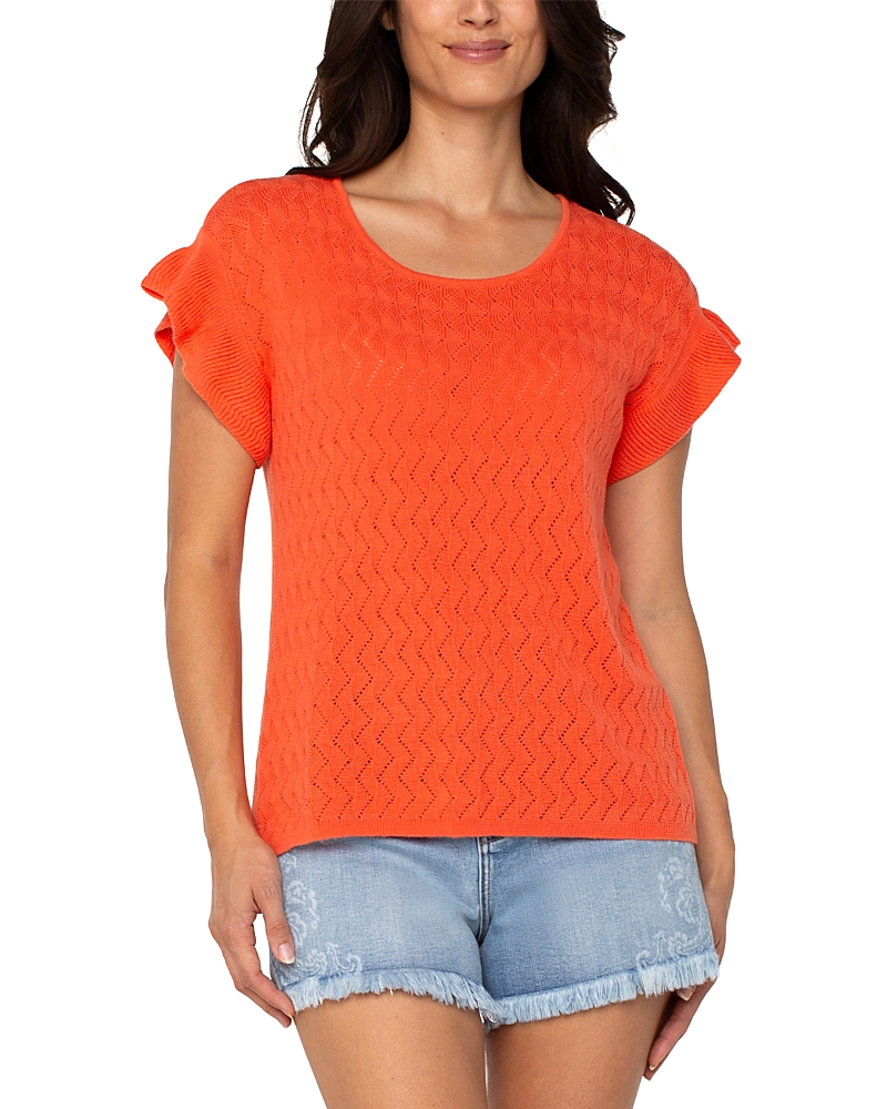 Liverpool Los Angeles Flutter Dolman Sleeve Sweater