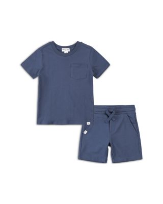 Unisex Miles Basics Tee & Shorts Set - Baby