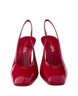  Women's Patent Leather Slingback Pumps
