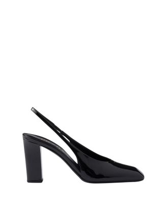  Women's Patent Leather Slingback Pumps