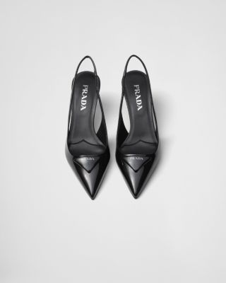  Women's Patent Leather Slingback Pumps