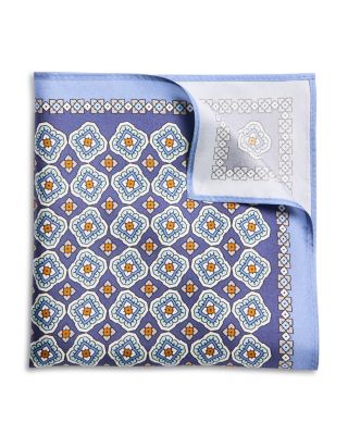 Medallion Silk Pocket Square - Exclusive