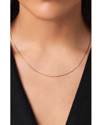 Solid Silk Chain Necklace