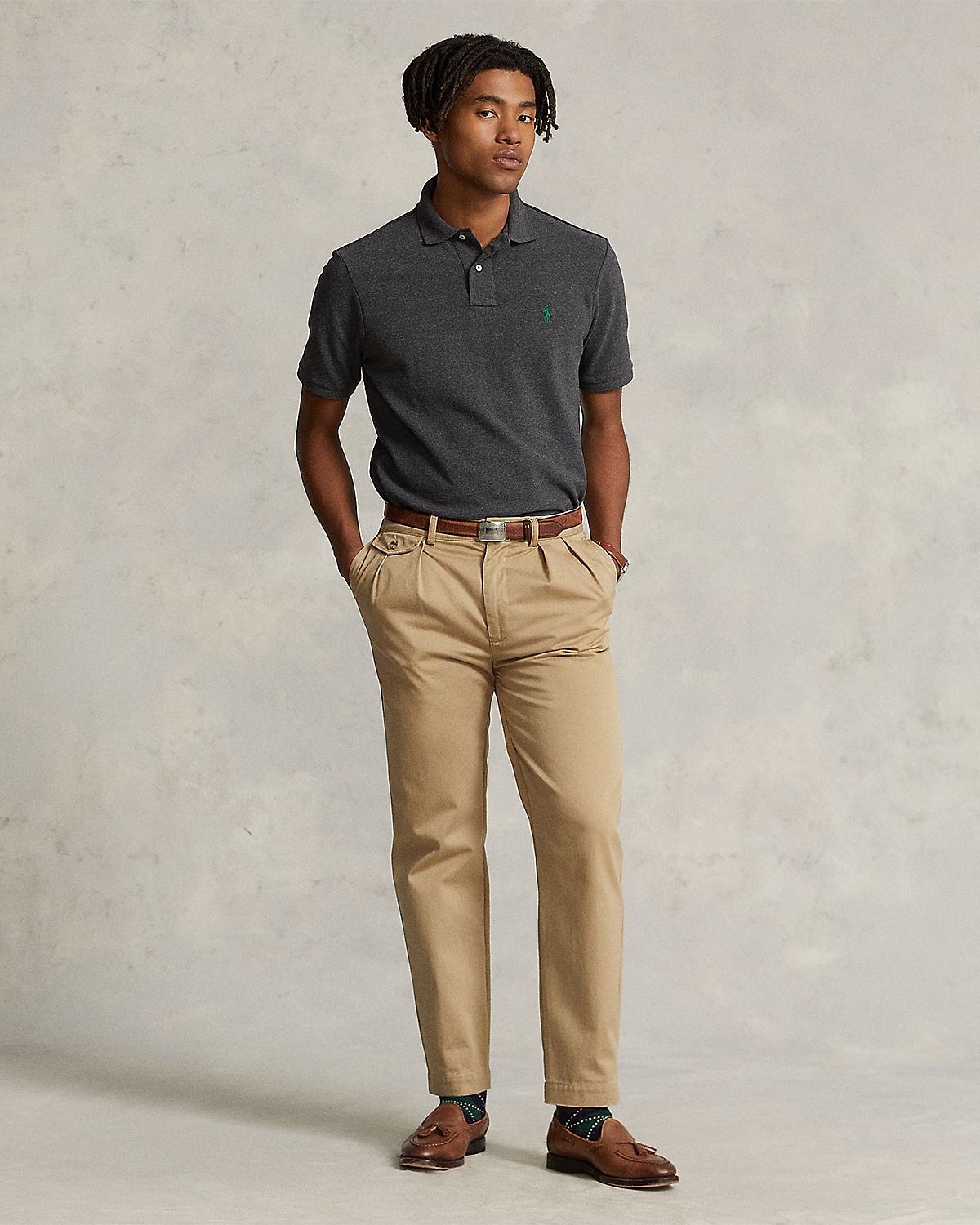 Polo Ralph Lauren Custom Slim Fit Mesh Polo Shirt