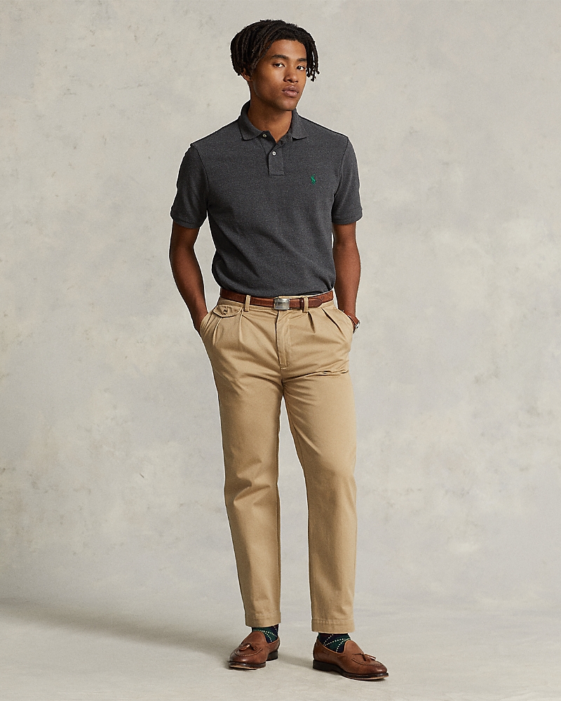 Polo Ralph Lauren Custom Slim Fit Mesh Polo Shirt