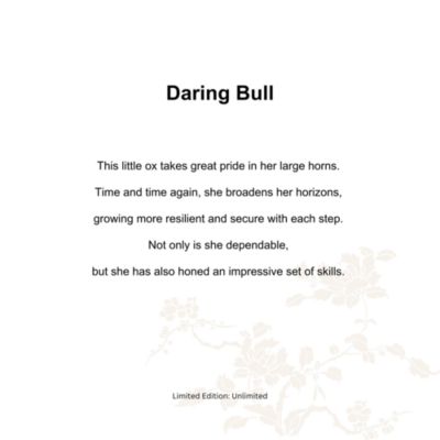 Ruyi's Twelve Blessings - Daring Bull Zodiac Crystal Figurine