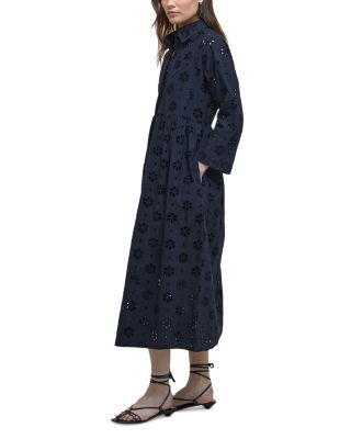 Melissa Eyelet Midi Dress