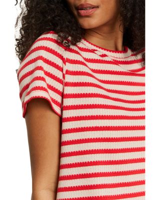 Perfect Textured Striped Tee