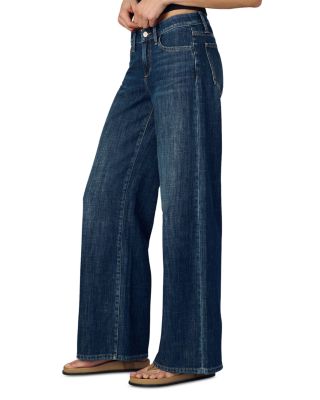 The Lou Lou Low Rise Wide Leg Jeans in Home Girl