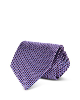 Woven Geometric Silk Tie - Exclusive