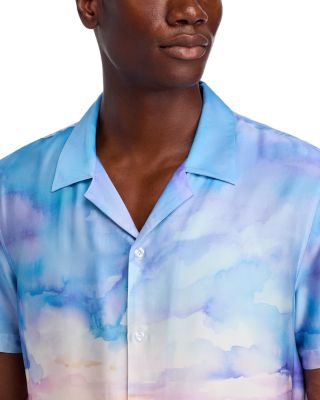 Le Club Bond Slim Fit Camp Shirt  