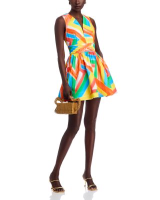 Nikki Multi Stripe Poplin Mini Dress