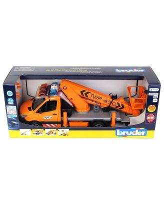 1/16 Mercedes-Benz Sprinter Service Truck with Crane, Basket & Lights & Sounds 02679 - Ages 4 Years +