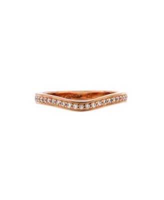 Pre-Owned Cartier - Ballerina Ring 18K Rose Gold with Diamonds