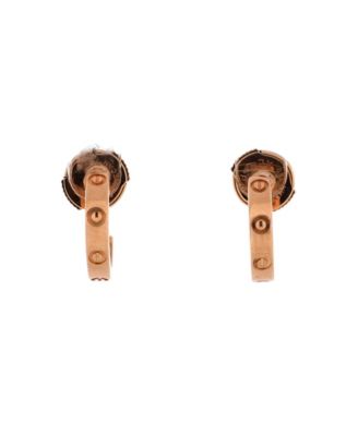 Pre-Owned Cartier - Small Love Hoop Earrings 18K Rose Gold