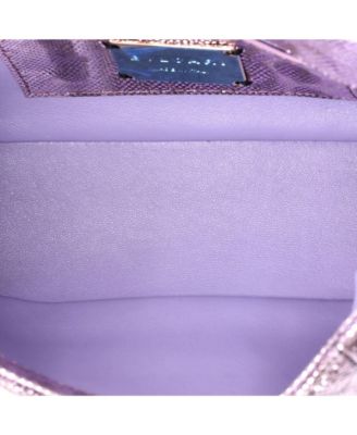 Small Serpenti Cabochon Shoulder Bag Diagonal Quilted Metallic Karung