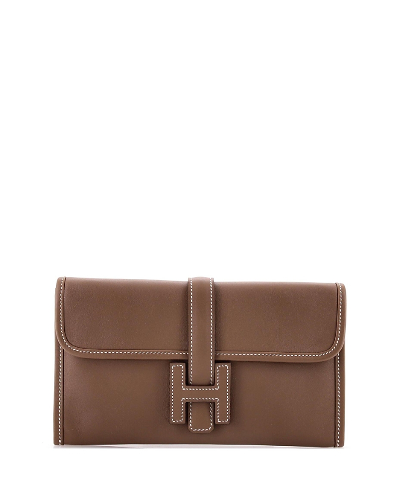 PRE-OWNED HERMES PRE-OWNED HERMES JIGE DUO CLUTCH SWIFT