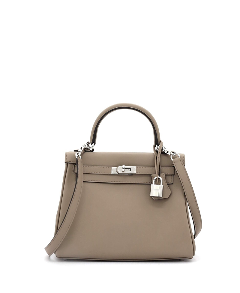 Pre-owned Pre-owned Hermes Hermes Kelly 25 Handbag Verso Swift With Palladium Hardware In Multi