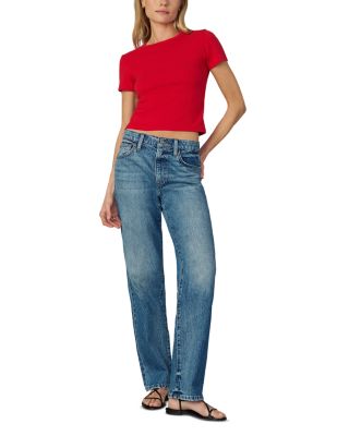 The 90s Niki High Rise Straight Jeans in Aglow