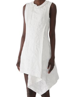 Textured Asymmetric Dress