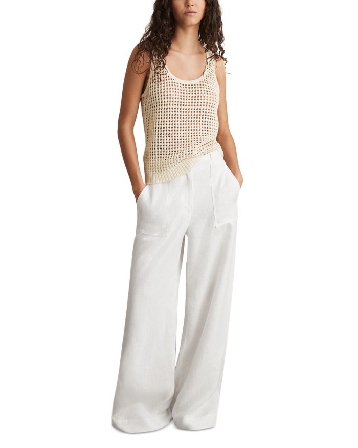 Claudia Linen Knit Tank