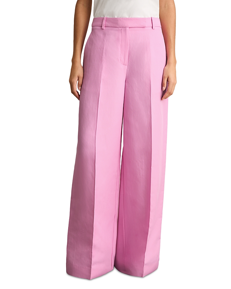 Reiss Raine Pleated Wide Leg Pants
