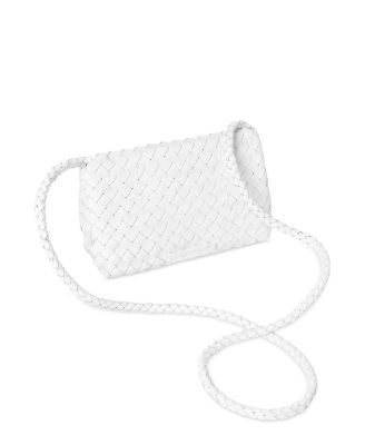 Vinnie Mini Woven Leather Crossbody