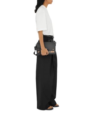 Burberry Leather & Vintage Check Note Crossbody | Bloomingdale's